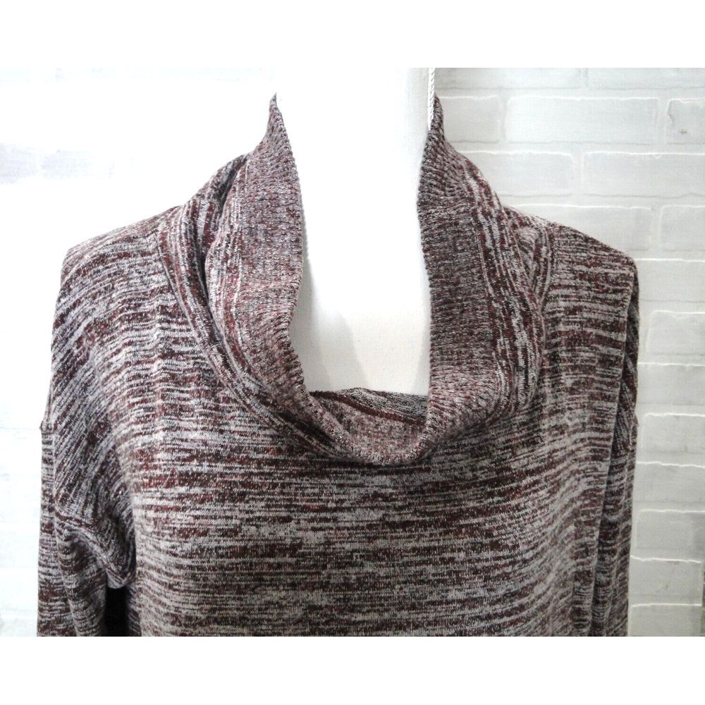 Talbots Light Soft Cowl Neck Tunic Sweater Purple Women's Plus Size 1X - Picture 5 of 8